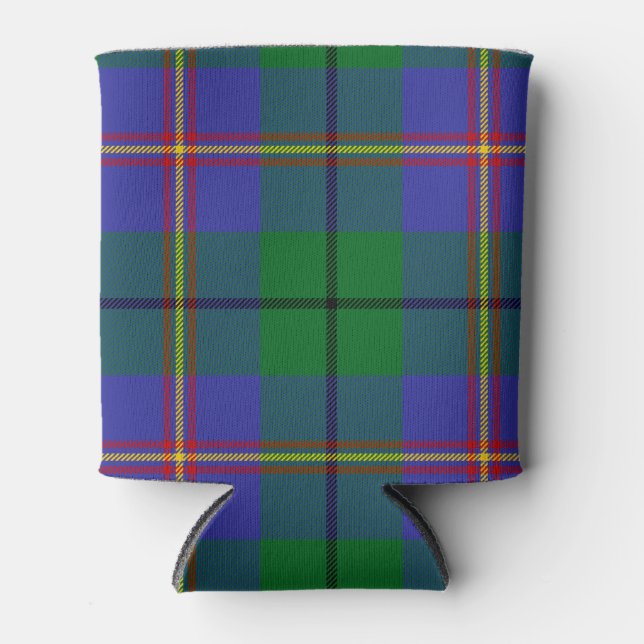 Porta-lata Xadrez escocesa Clan Carmichael Tartan (Frente)
