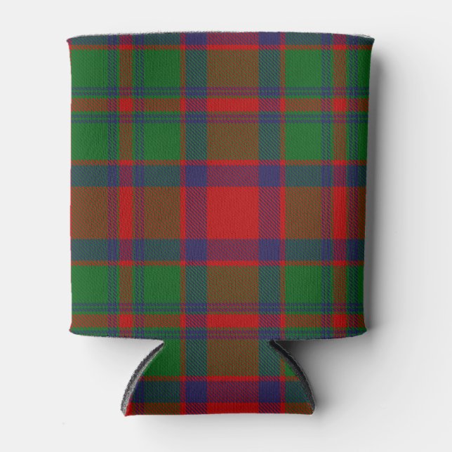 Porta-lata Xadrez Escocesa Clan Carrick Tartan (Frente)