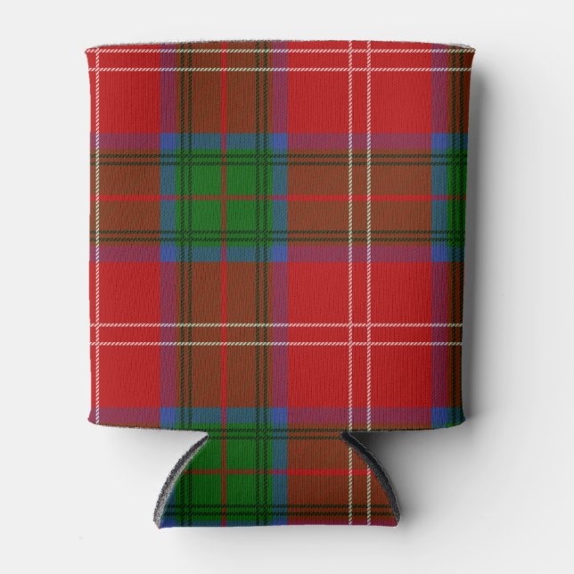Porta-lata Xadrez Escocesa Clan Chisholm Tartan (Frente)