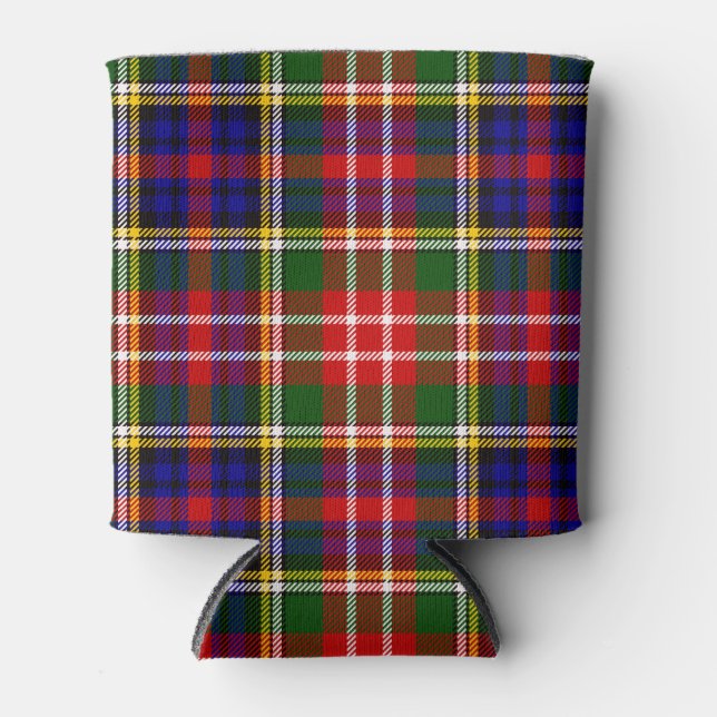 Porta-lata Xadrez Escocesa Clan Christie Tartan (Frente)