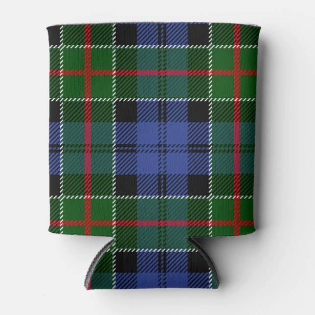 Porta-lata Xadrez Escocesa Clan Colquhoun Tartan (Frente)