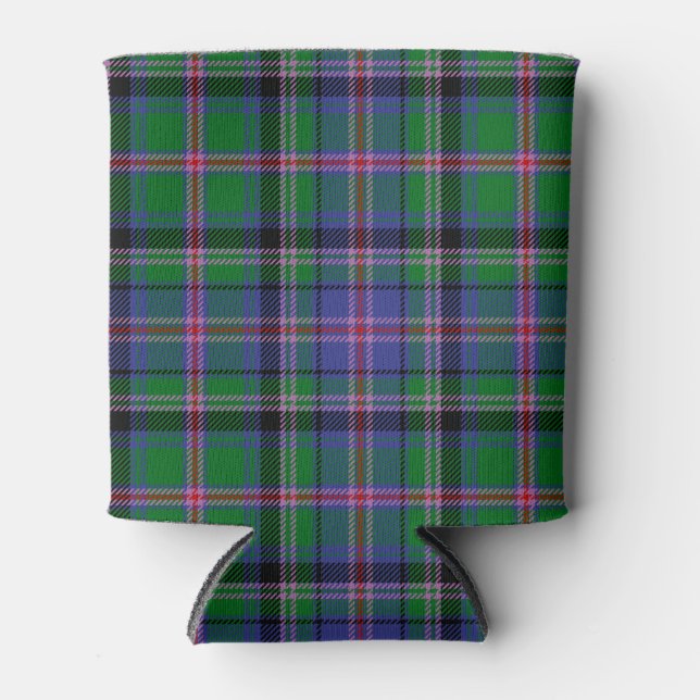 Porta-lata Xadrez escocesa Clan Cooper Tartan (Frente)