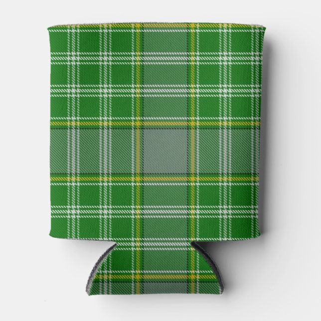 Porta-lata Xadrez Escocesa Clan Currie Tartan (Frente)