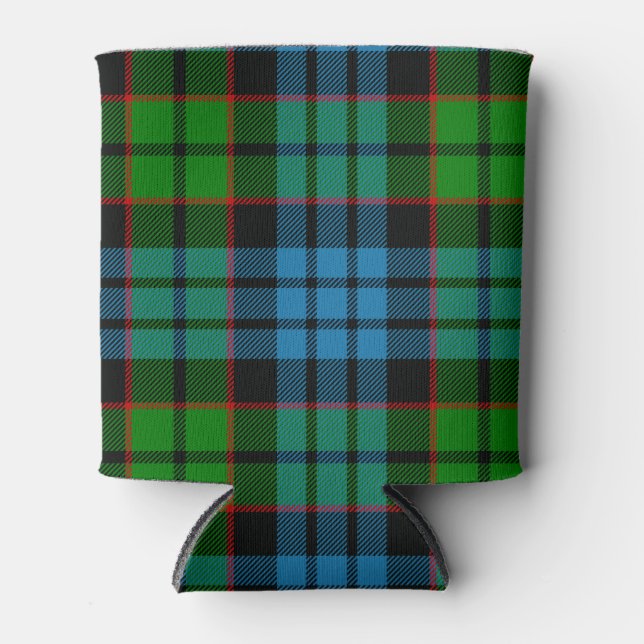 Porta-lata Xadrez Escocesa Clan Fletcher Tartan (Frente)