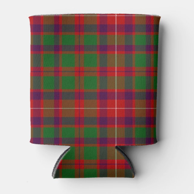 Porta-lata Xadrez Escocesa Clan Geddes Tartan (Frente)