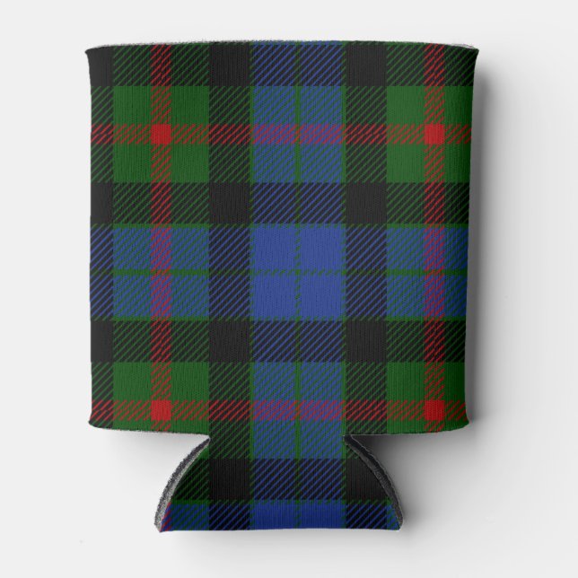 Porta-lata Xadrez escocesa Clan Gunn Tartan (Frente)