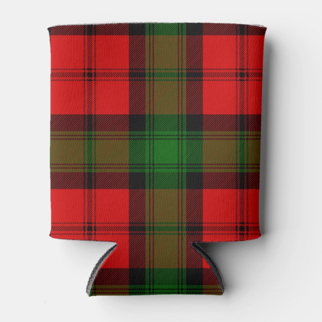 Porta-lata Xadrez escocesa Clan Kerr Tartan (Frente)