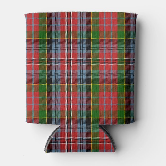 Porta-lata Xadrez Escocesa Clan Kidd Tartan (Frente)