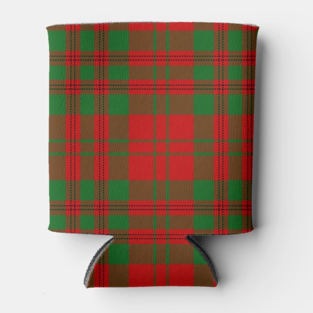 Porta-lata Xadrez Escocesa Clan Livingstone Tartan (Frente)