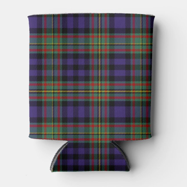 Porta-lata Xadrez Escocesa Clan MacLellan Tartan (Frente)