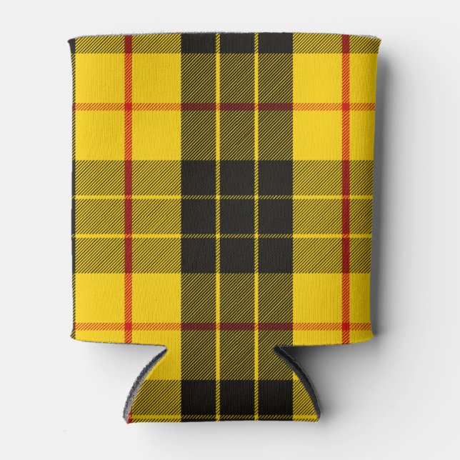 Porta-lata Xadrez Escocesa Clan MacLeod Tartan (Frente)
