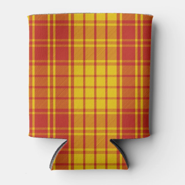 Porta-lata Xadrez Escocesa Clan MacMillan Tartan (Frente)