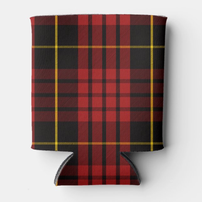 Porta-lata Xadrez Escocesa Clan MacQueen Tartan (Frente)