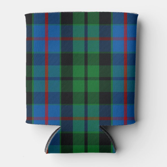 Porta-lata Xadrez escocesa Clan Morrison Tartan (Frente)