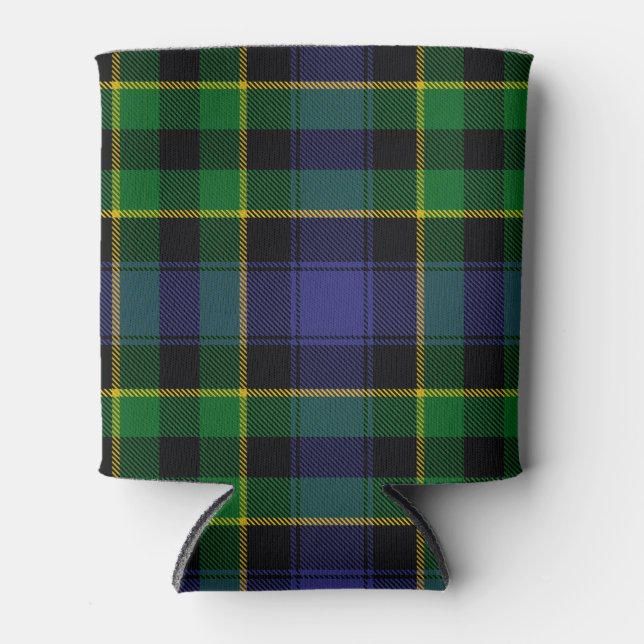 Porta-lata Xadrez Escocesa Clan Mowat Tartan (Frente)