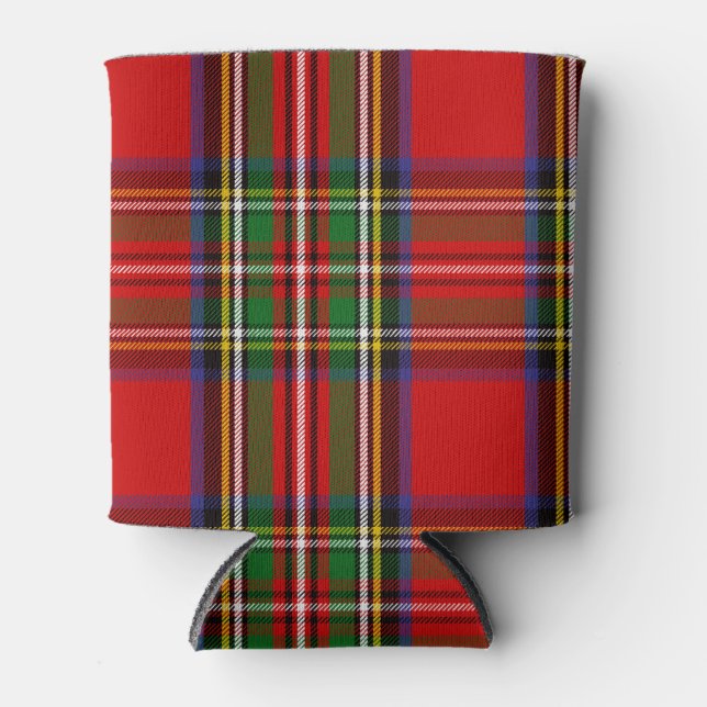 Porta-lata Xadrez Escocesa Clan Stewart Tartan (Frente)