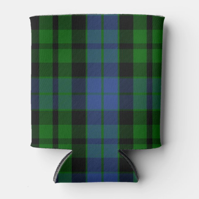 Porta-lata Xadrez Escocesa de Clan MacKay Tartan (Frente)