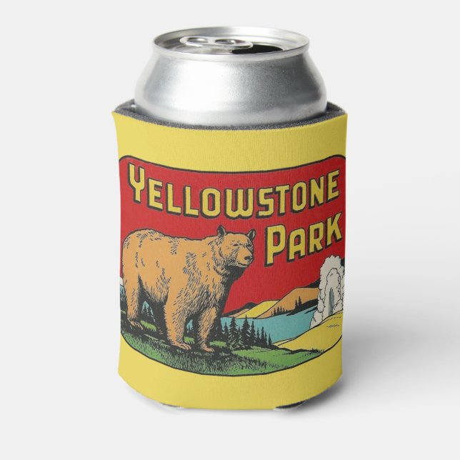 Porta-lata Yellowstone Park Can Cooler (Can Back)