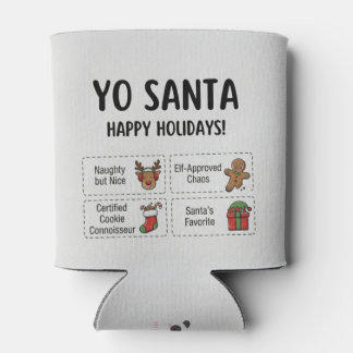 Porta-lata Yo Santa Funny Summer Christmas Tropical Holiday
