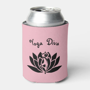 Porta-lata Yoga Diva design