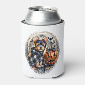 Porta-lata Yorkie Dog Halloween