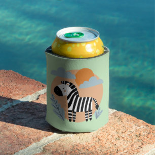Porta-lata Zebra Caprichosa Influenciada pela Escandinávia