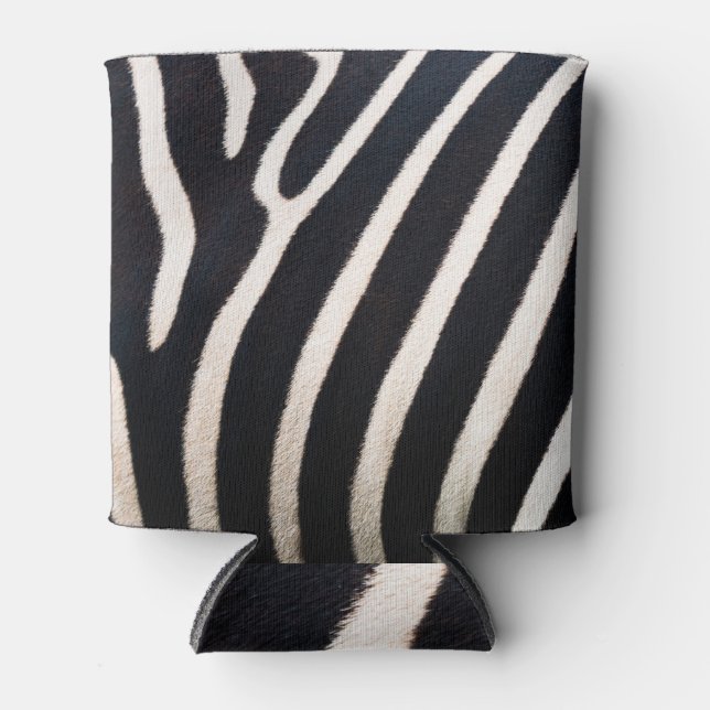 Porta-lata Zebra Essence: Padrão Autêntico Da Pele (Frente)