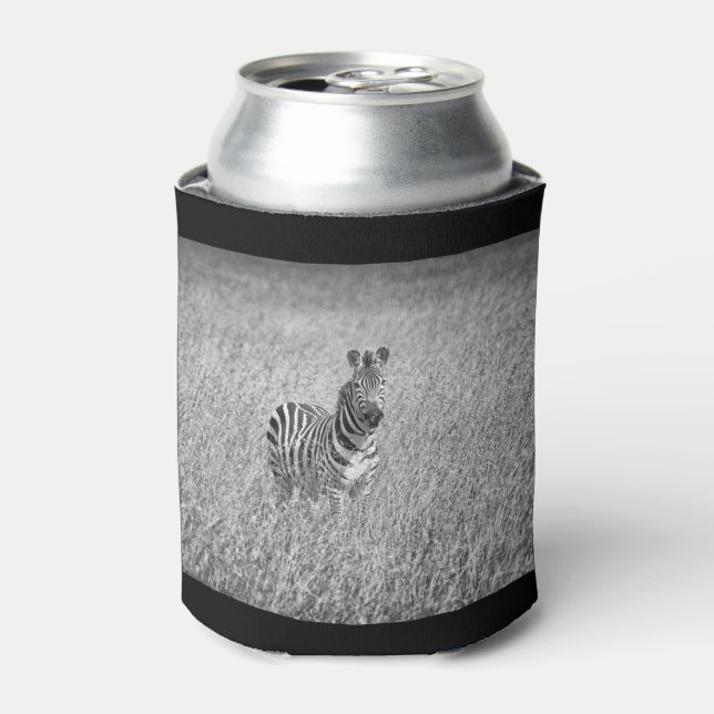 Porta-lata Zebra na grama alta (Can Front)