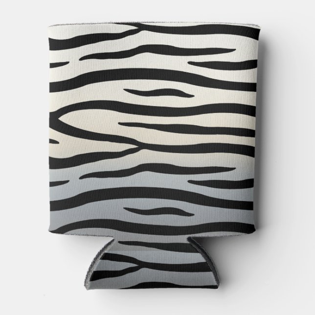 Porta-lata Zebra Strips Impressão Animal Exótica (Frente)
