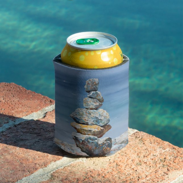 Porta-lata Zen Balancing Rocks Serenity Style Can Cooler (Piscina in situ)