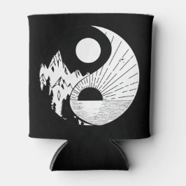 Porta-lata Zen Yin Yang Black White