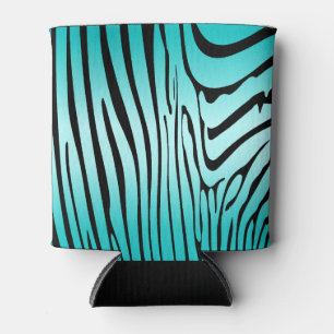 Porta-lata Zesty Zebra Cyan