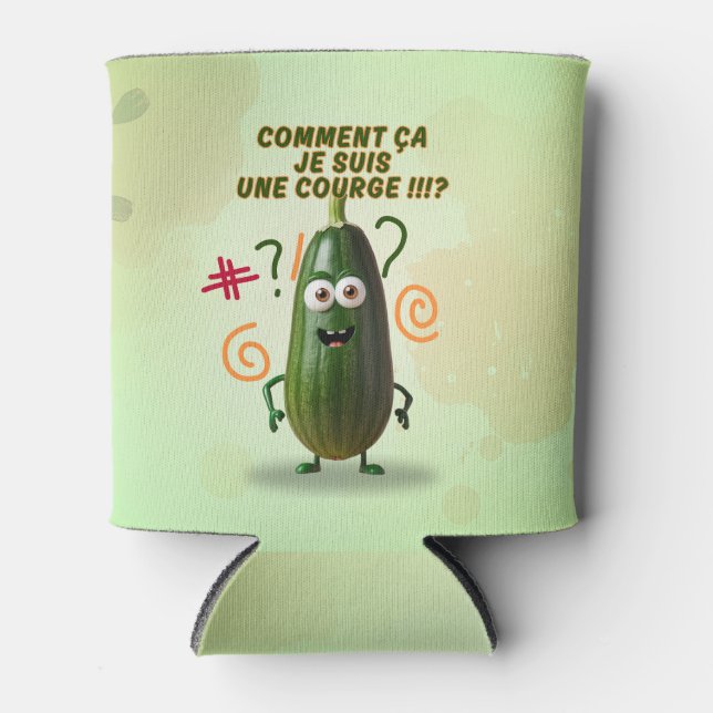 Porta-lata Zettie la courgette (Frente)