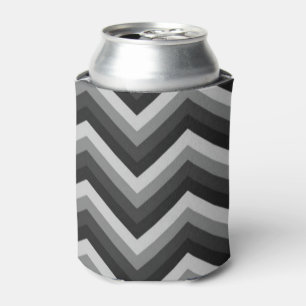 Porta-lata Ziguezague retro Chevron do teste padrão