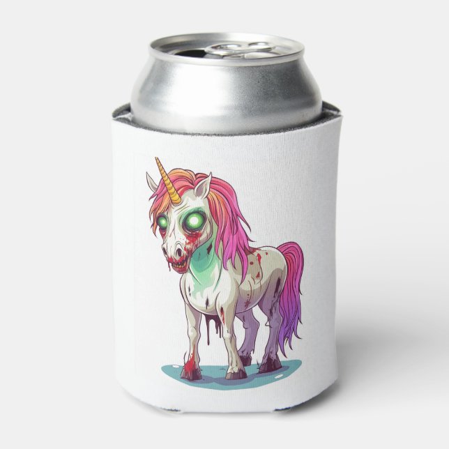 Porta-lata Zombie Unicorn (Can Front)