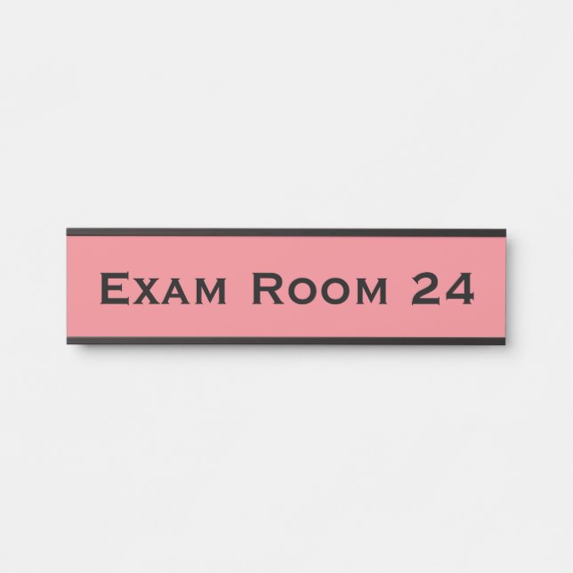 Porta Placa de Identificação da Sala de Exame do Dentist (Frente)