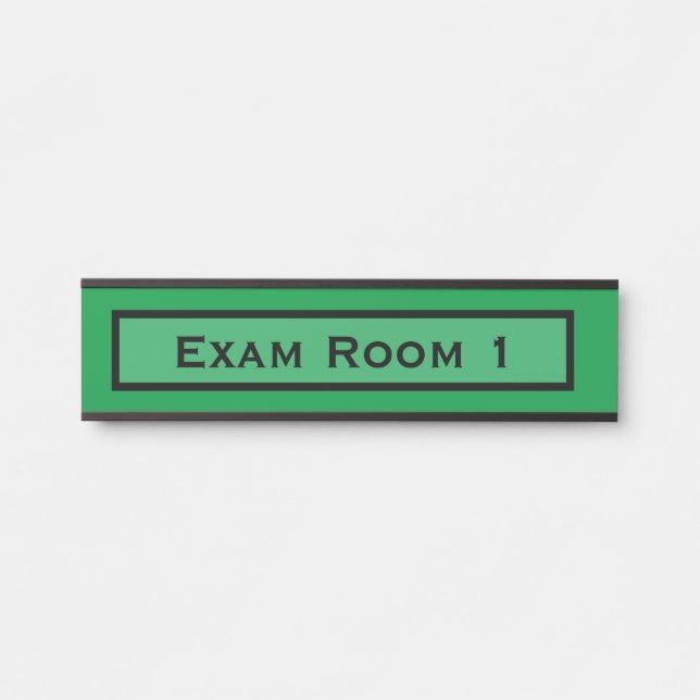 Porta Placa de Identificação da Sala de Exame do Dentist (Frente)
