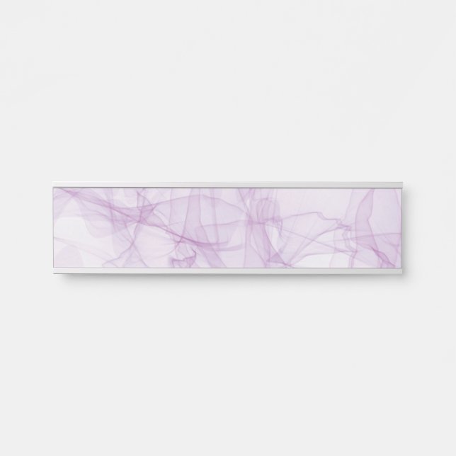 Porta Placa de Nome de Travamento da Pedra Marble (Frente)