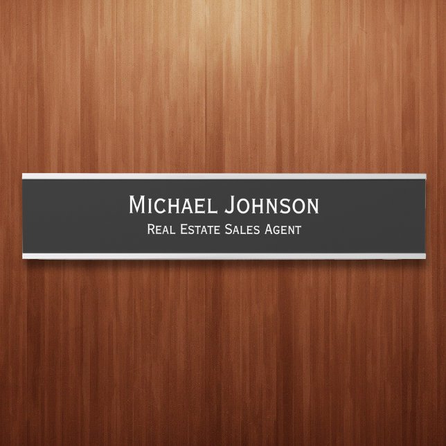 Porta Placa de Título de Nome Longo para Escritório de N (Business Office Long Name Plate Title Door Sign)