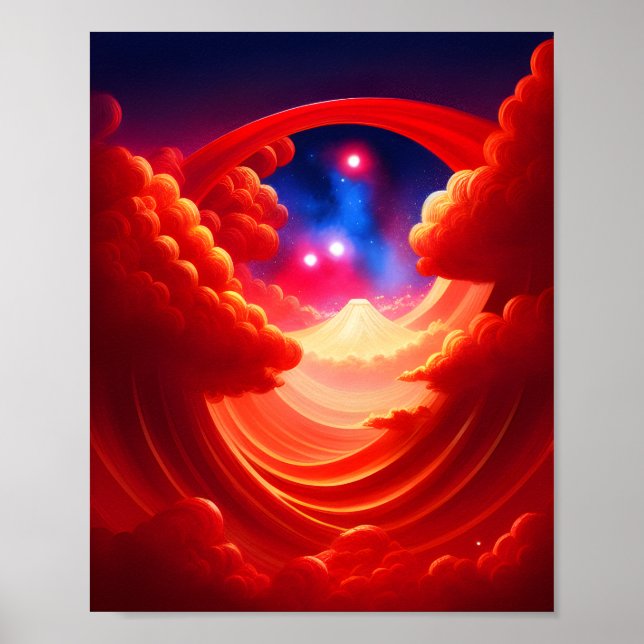 Portal para a Montanha de Deus Poster (Frente)