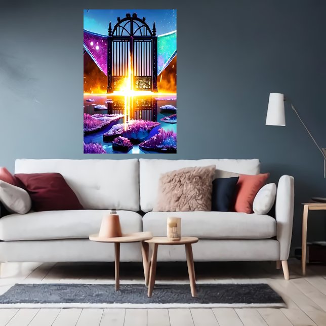 Portão à vida após a morte | AI Art Poster (Criador carregado)