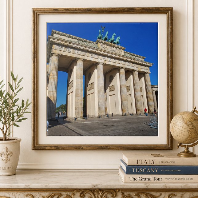 Portão de Brandemburgo, Berlim, Alemanha (Brandenburg Gate, Berlin, Germany Ceramic Tile)