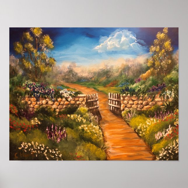 Portão do Jardim por Celestine poster (Frente)