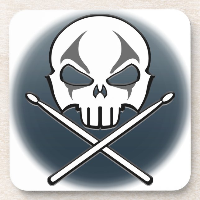 Portas copos de tambor com Porta copos de metal pe (Frente)