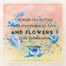 Portas copos De Vidro Flor