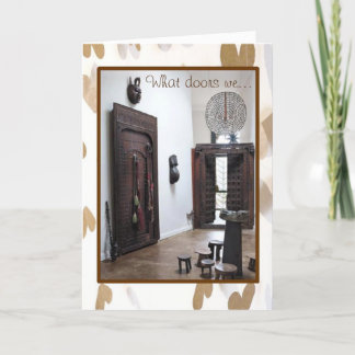 Portas de Aventuras/ Cartão de Dia de os namorados