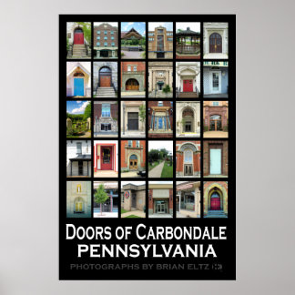 "Portas de Carbondale Pensilvânia" Poster