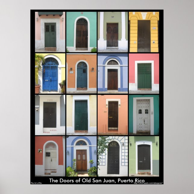 Portas do Poster San Juan Antigo (Frente)