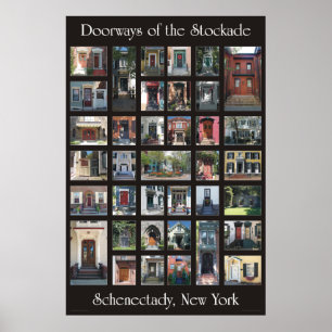 Portas do Stockade poster de 24" x 36"