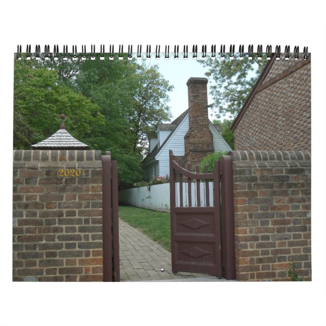 Portas e cercas do calendário dos EUA (Capa)